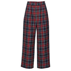 Sinclair checkered wide leg pants Women Clothing Just Female XS 