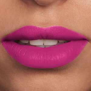 matte neon pink lipstick